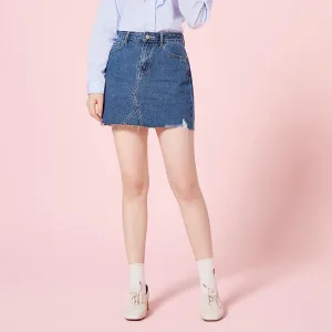 Women's Summer Denim Skirt | Plus Size