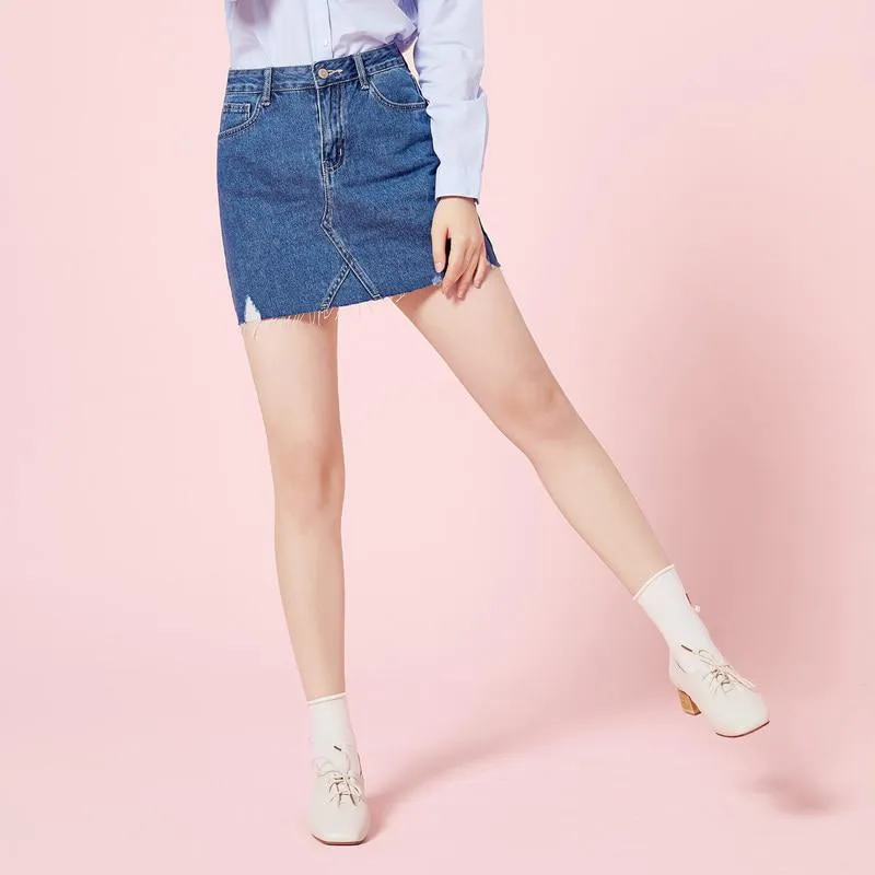 Women's Summer Denim Skirt | Plus Size
