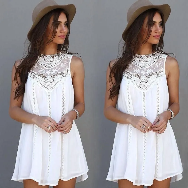 Women's Summer Lace Mini Dresses