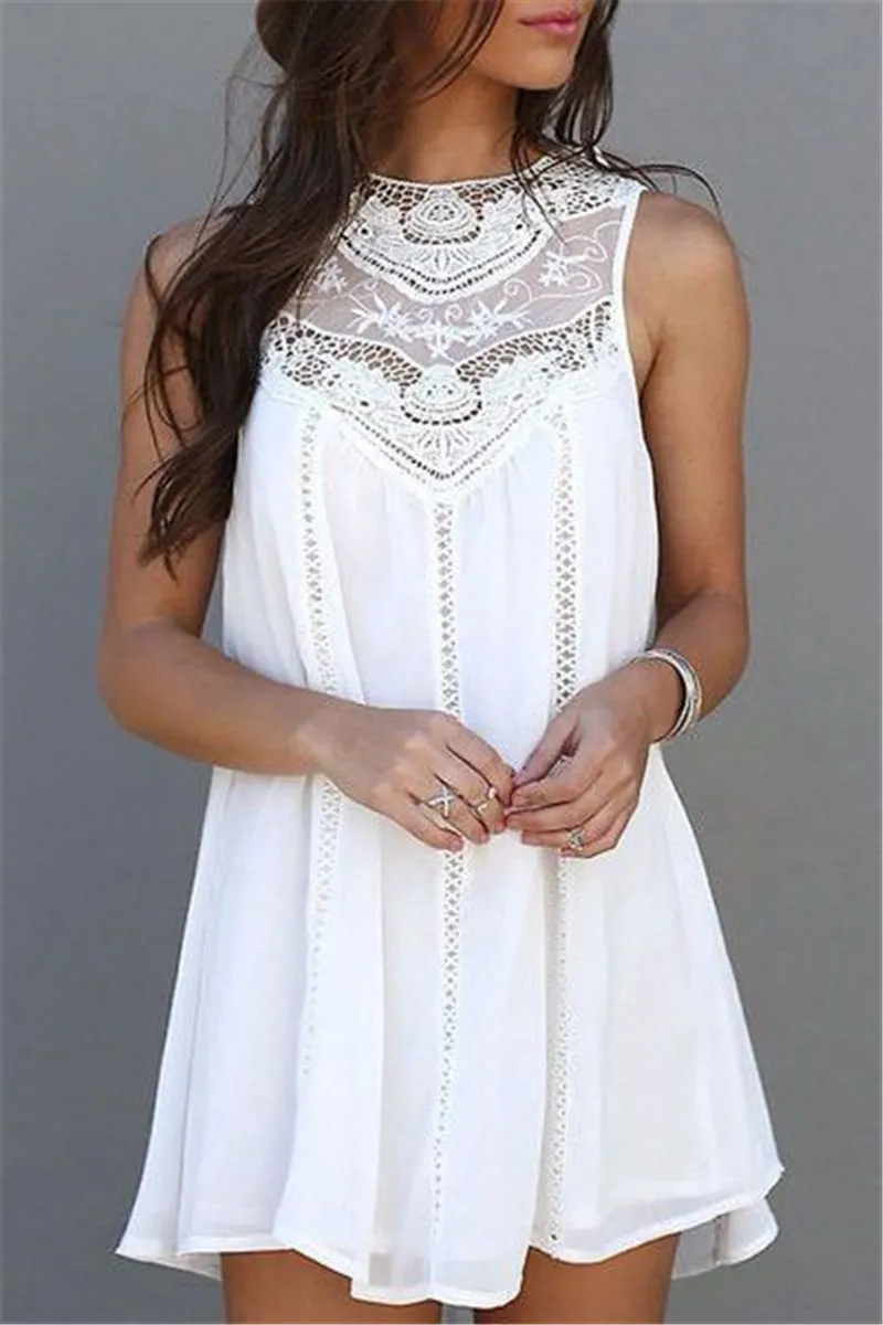 Women's Summer Lace Mini Dresses