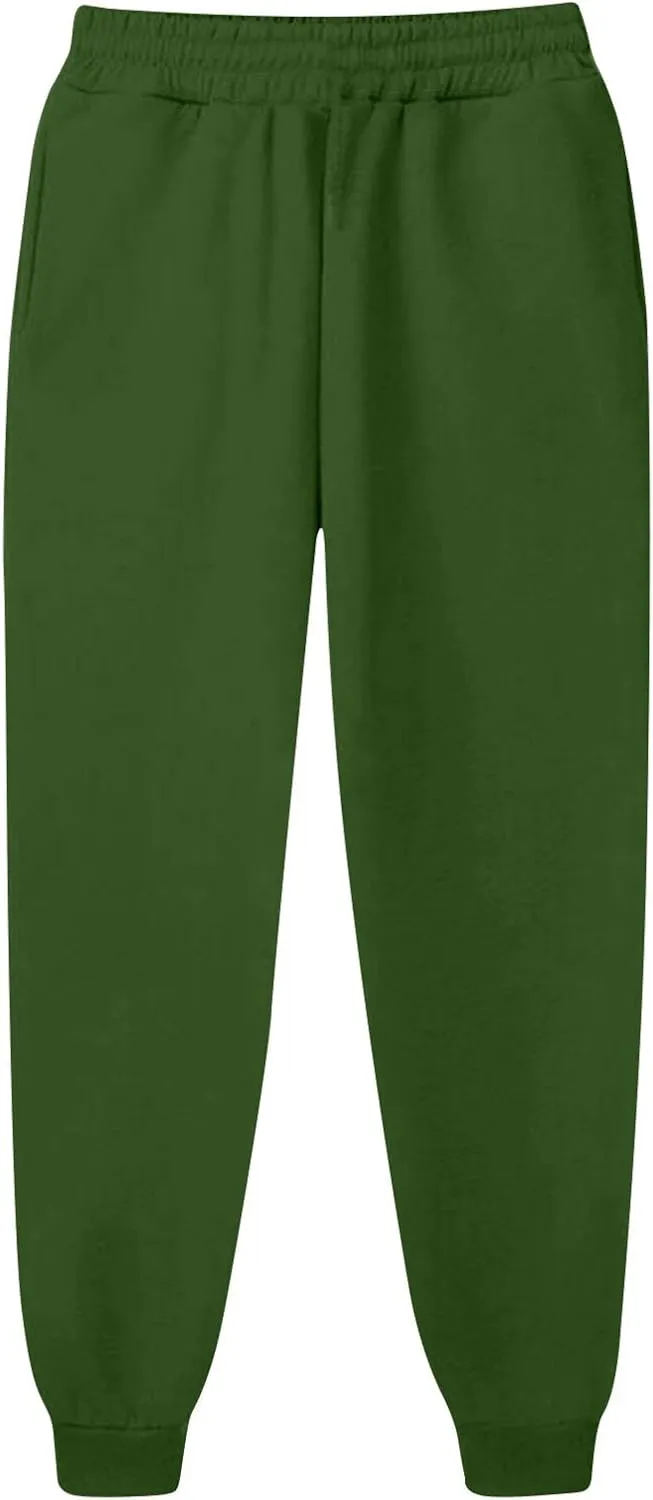 Women's Sweatpants Baggy Wide Leg Joggers High Elastic Waist Running Pants Lounge Cinch Bottom Trousers with Pockets