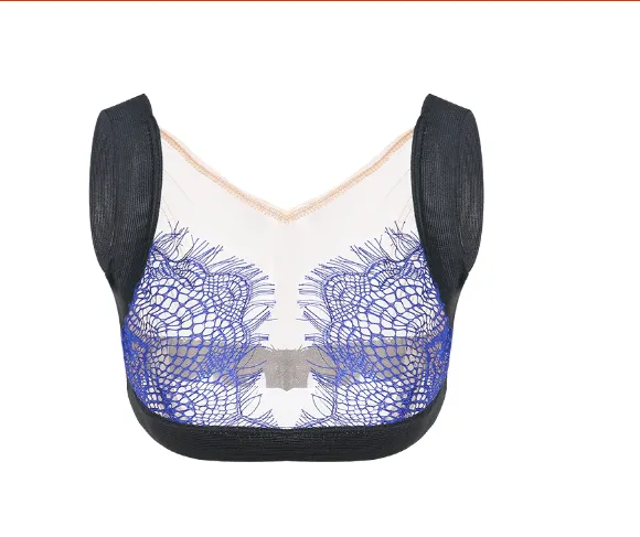 Women's Transparent Patchwork Bralette
