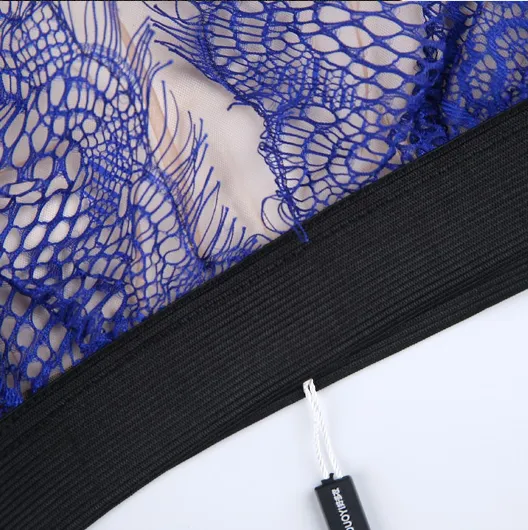 Women's Transparent Patchwork Bralette