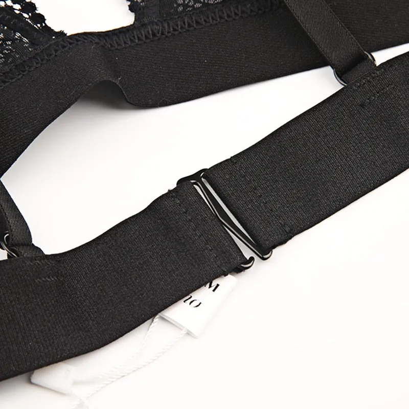Women's Trim Black Lace Bralette