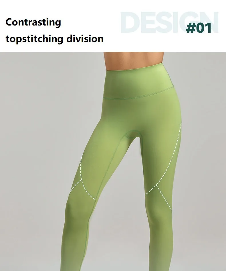 Women’s Yoga Leggings Outdoor Hiking 7A antibacterial Hip Lifting Fitness Pants Sports Leggings