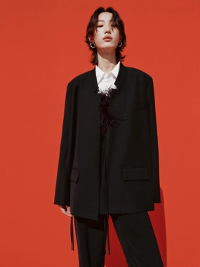 Wool Blend Deconstruct Blazer Wool Blend Deconstruct Blazer