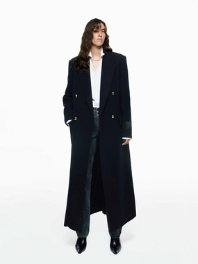 Wool Longline Overcoat