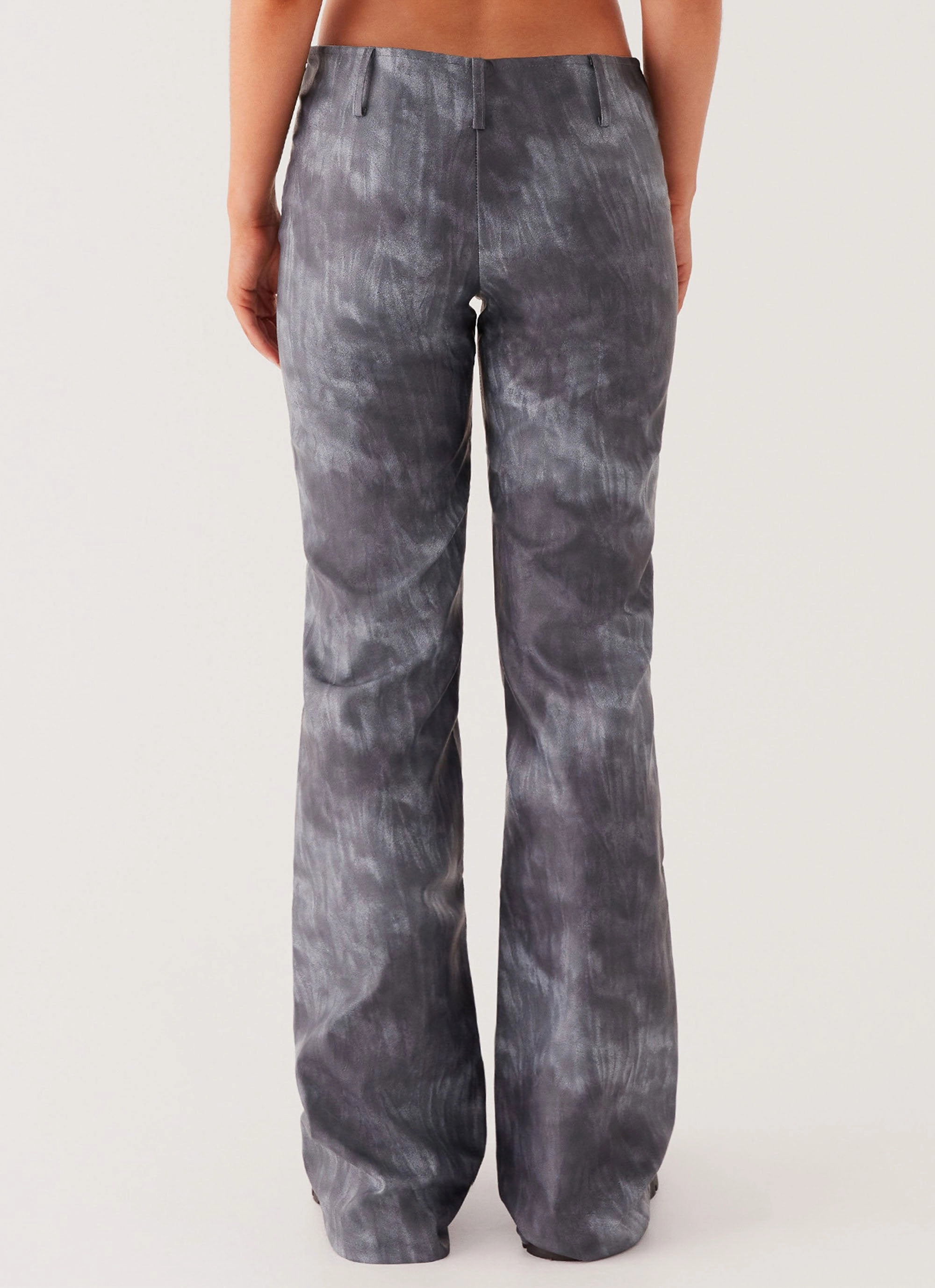 Relaxed Look Better When I'm Dancing Lace Up Pants - Graphite
