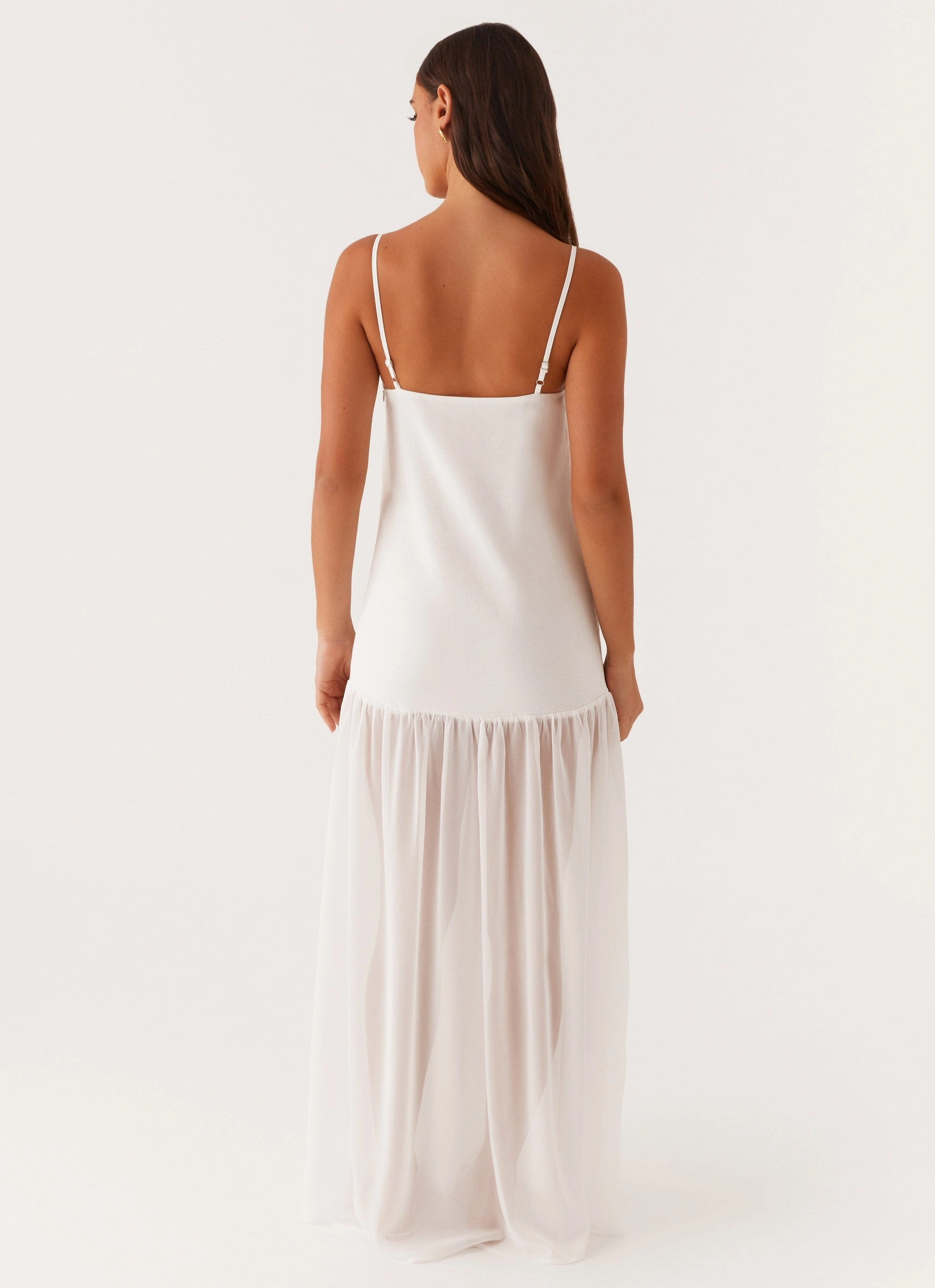 Love Glow Heavenly Linen Maxi Dress - White