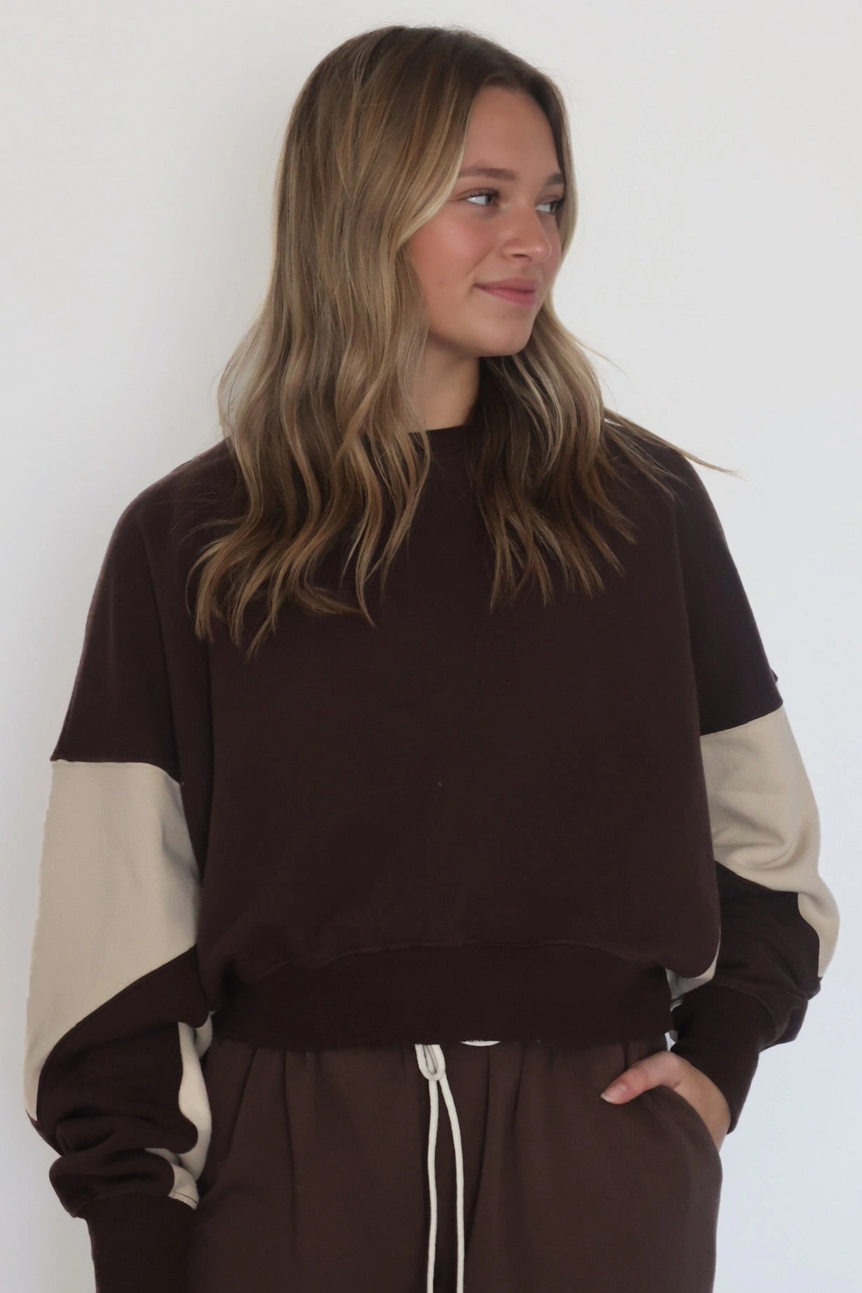 Vintage Vibes Sweatshirt Interlock Weave YarnDye Technique