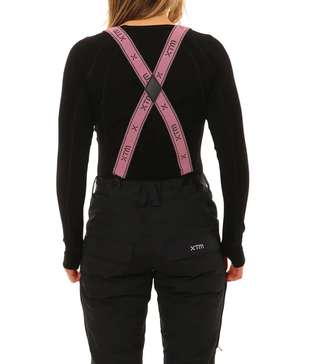 XTM Braces Suspenders Wide Strap Pink