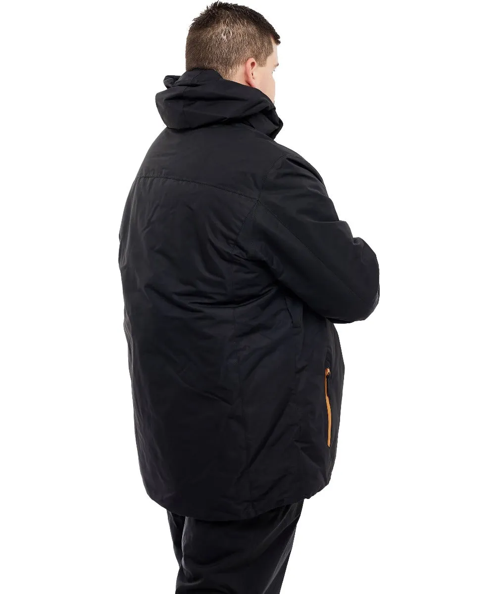 XTM Montana Mens Plus Size Ski Jacket Black Sizes 6XL-7XL
