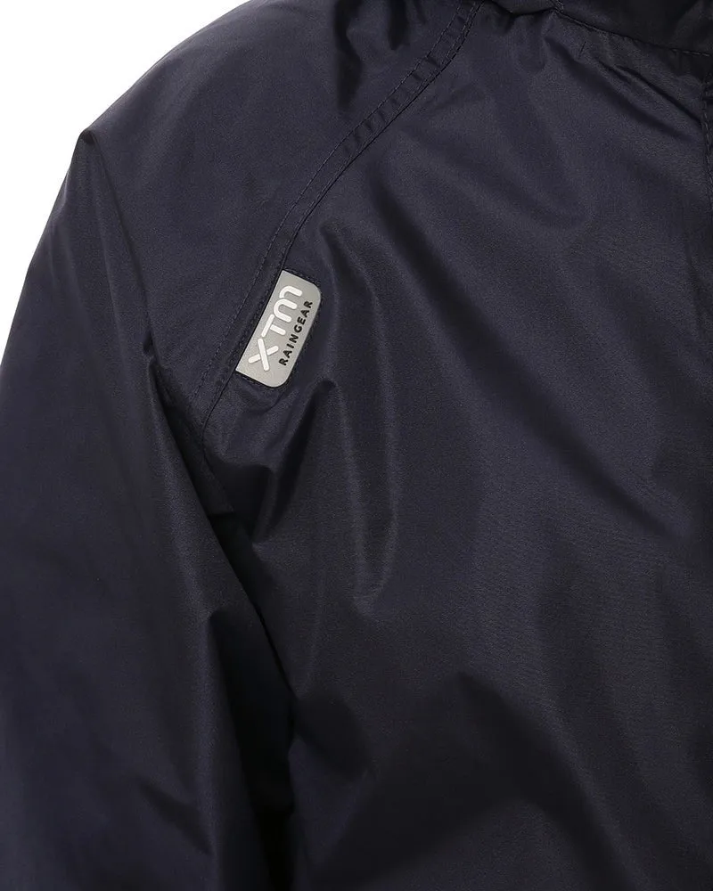 XTM Stash Unisex Plus Size RAIN Jacket Black 4XL-7XL