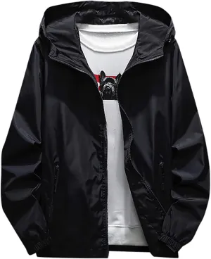 Ymosrh Mens Winter Jackets Men's Autumn Casual Color Plus Size Hoodie Zipper Outdoor Sport Coat Coats for Men