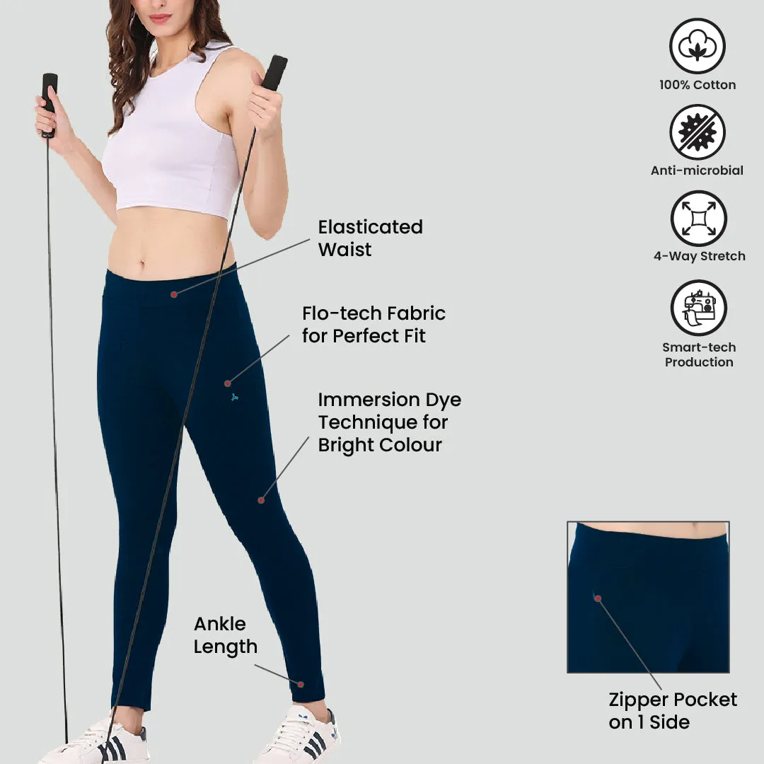 Yoga Pants - Denim Blue