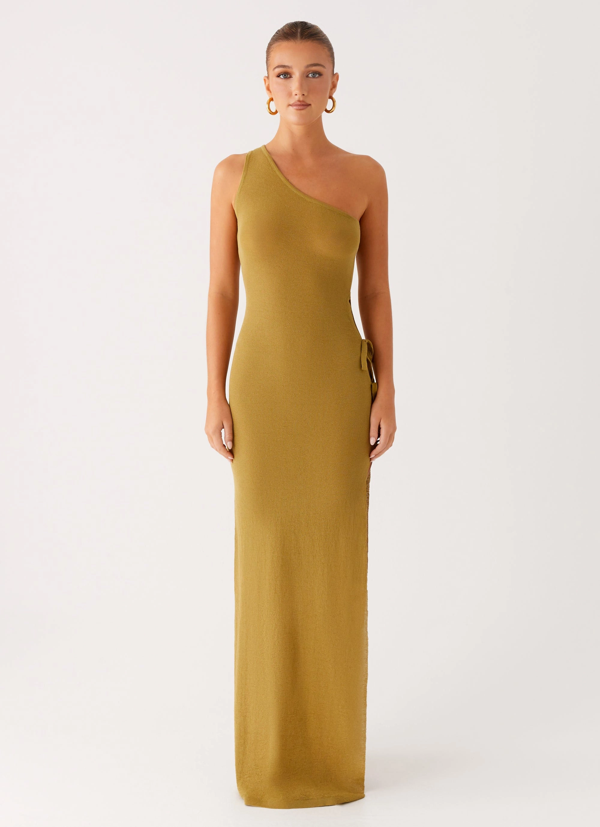 Understated Charm Zarnella Maxi Dress - Lime