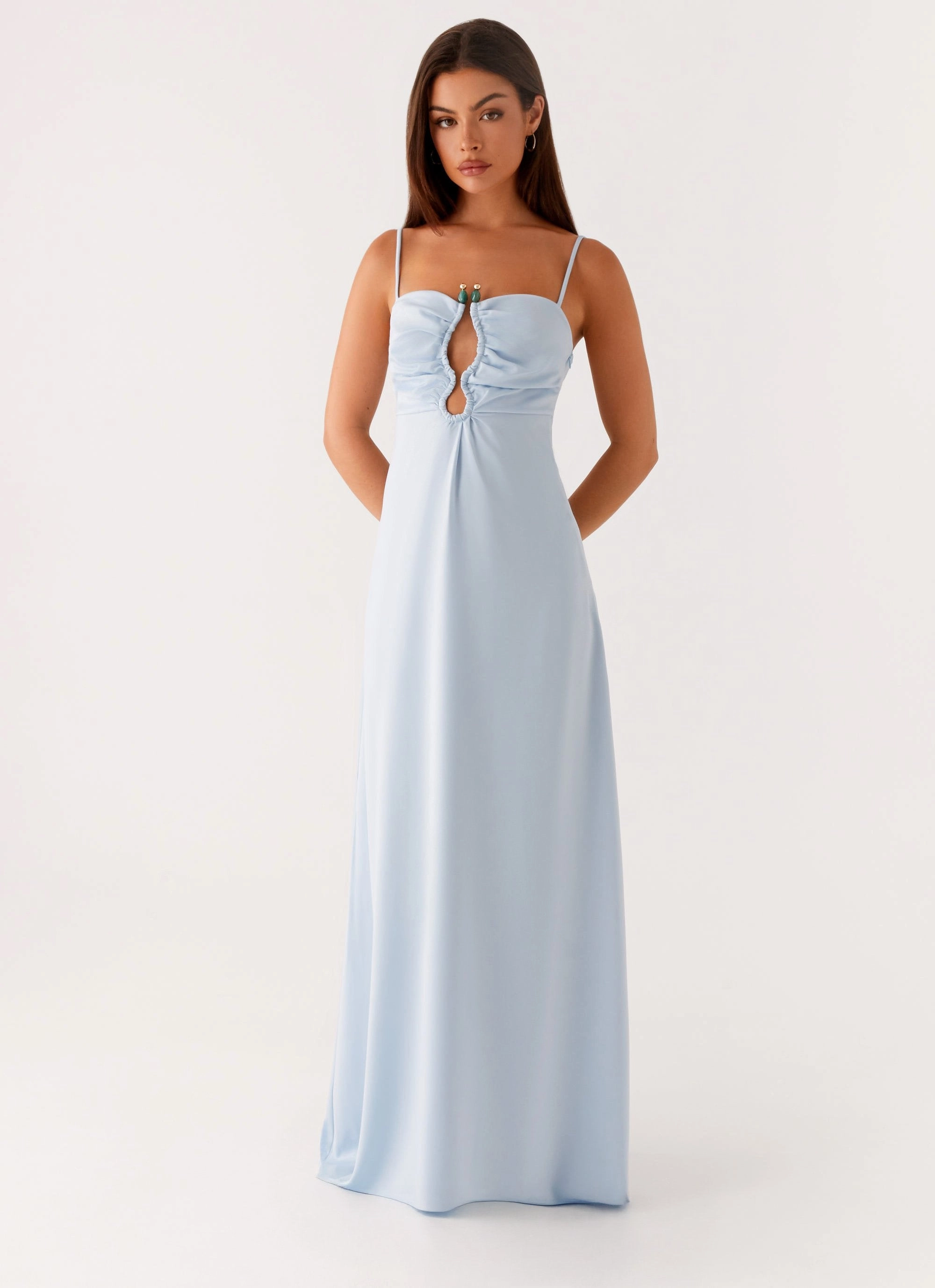 Scandi Clean Zelda Maxi Dress - Blue