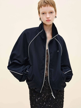 Zipper Closure Sport Jacket