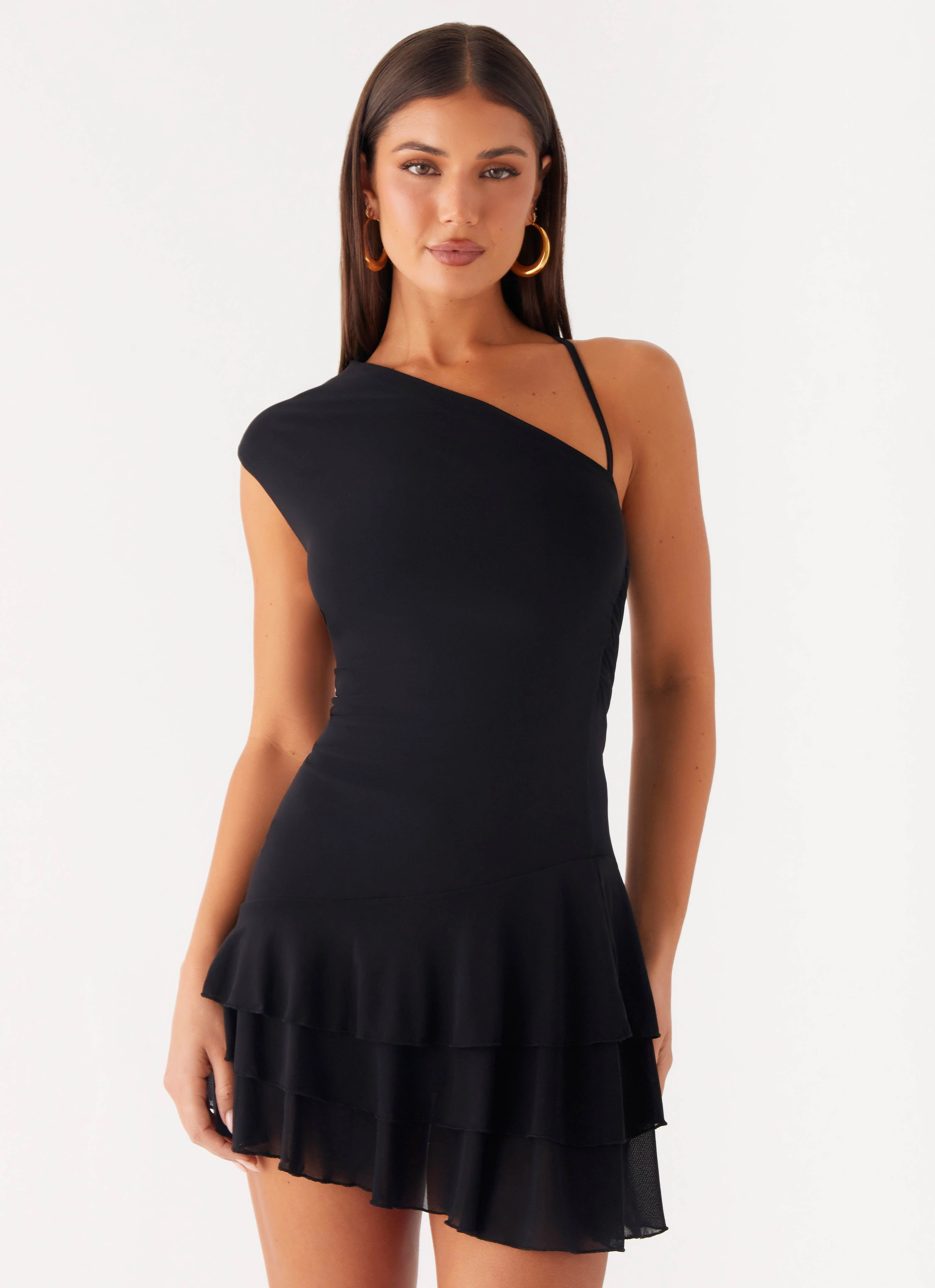 Moonrise Mini Dress - Black Timeless-Classic Basic Warm