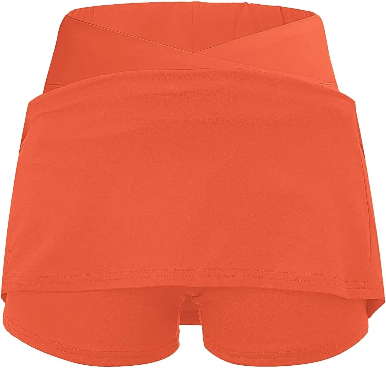 ZYXTIM Golf Skirts for Women with Shorts Crossover High Waisted Athletic Skorts Plus Size Stertch Quick Dry Workout Skirt